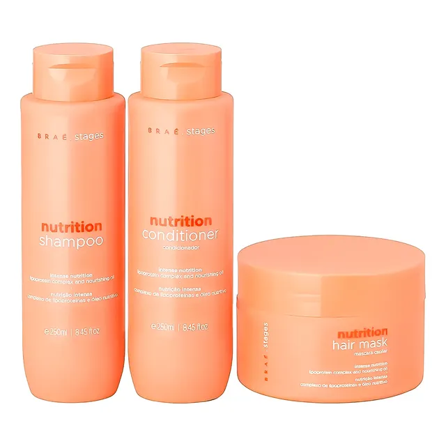Kit Brae Para Nutrição Linha Braé Stages Nutrition - 3 Itens