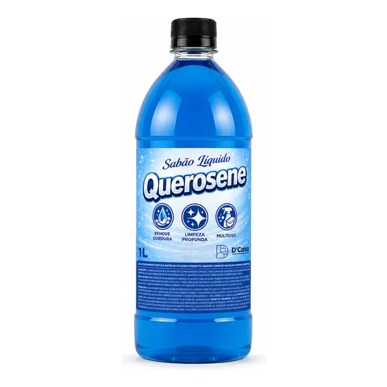 Sabão Querosene Liquido Multiuso Limpa E Desinfeta - 1 Litro
