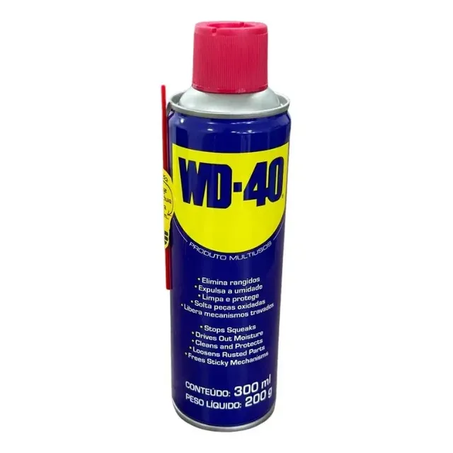 Desengripante Spray 300ml Wd40 Limpeza Automotiva Compativel