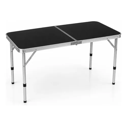 Mesa Dobrável Alumínio Maleta Alça 120cmx60cm Camping Praia