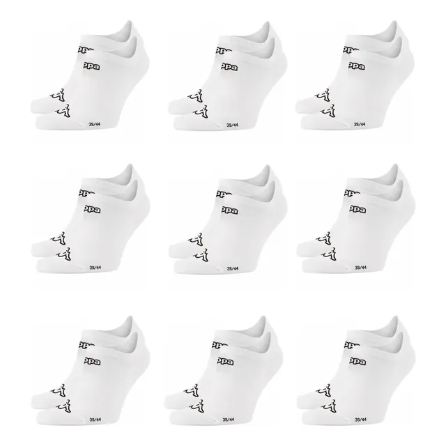 Meias Kappa Kit 9 Pares Sapatilha Soquete Invisível Original