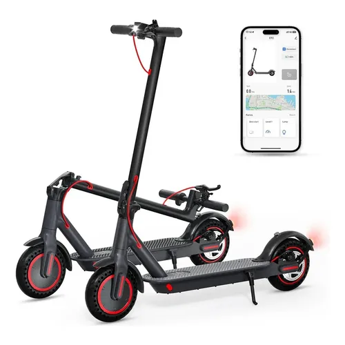 Patinete Scooter Elétrico Dobrável Com Velocidade E Autonomi