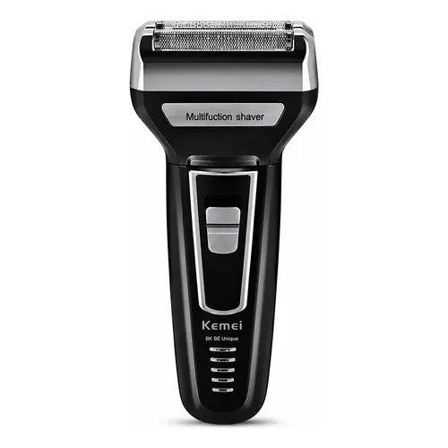 Maquina E Aparador De Cabelo E Barba 3 Em 1 Kemei Km-6558 Preto 127/220v