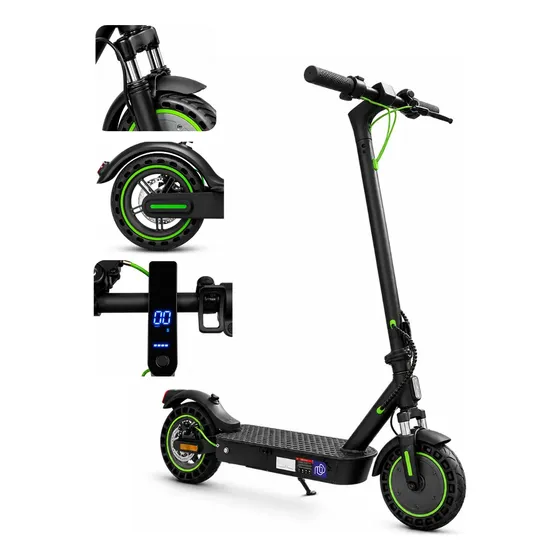 Patinete Elétrico Adulto Dobrável 30km/h Até 120kg Freio Abs