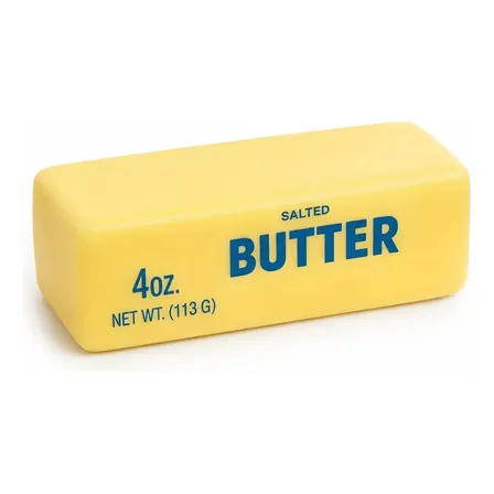 Barra De Manteiga Brinquedo Anti Estresse Butter Squishy Amarelo