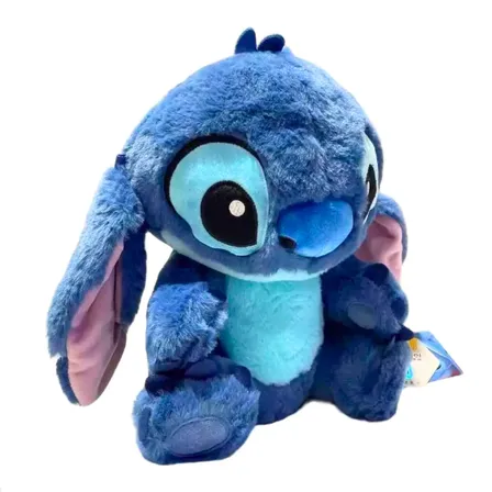 Pelúcia Stitch Peludinho 25 Cm Antialérgico Lilo Azul