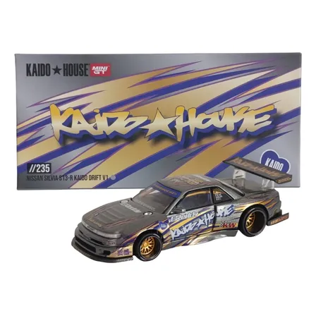 Mini Gt Kaido House #235 Nissan Silvia S13-r Kaido Drift V1