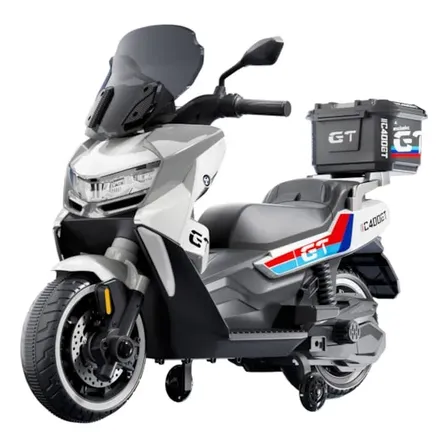 Motinha Moto Elétrica Infantil Giga Maxtouring Branca