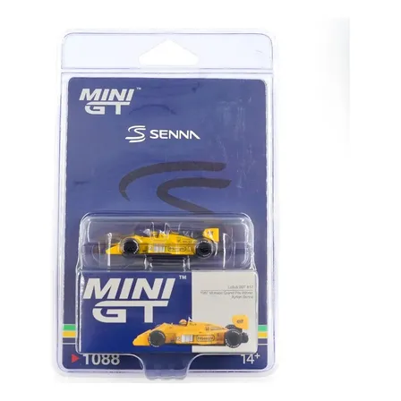 Mini Gt 1088 Lotus 99t #12 Ayrton Senna 1987 Mônaco Gp
