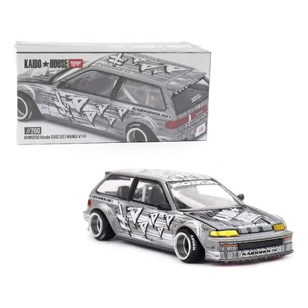 Mini Gt Kaido House #260 Khmg260 Honda Civic (ef) Manga V1