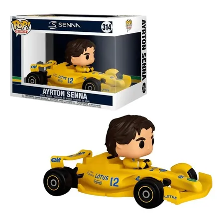 Boneco Pop Ayrton Senna Lotus Deluxe 314 Vinil