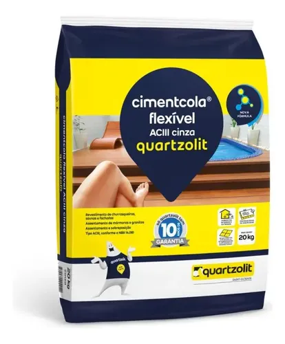 Argamassa Para Cerâmicas Quartzolit Cimentcola 20kg