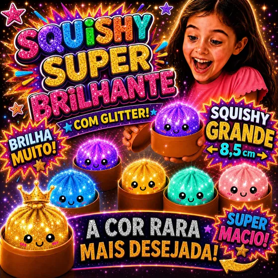 Squishy Dumpling Bolinho Viral Tiktok Baozi Diversos Sortido