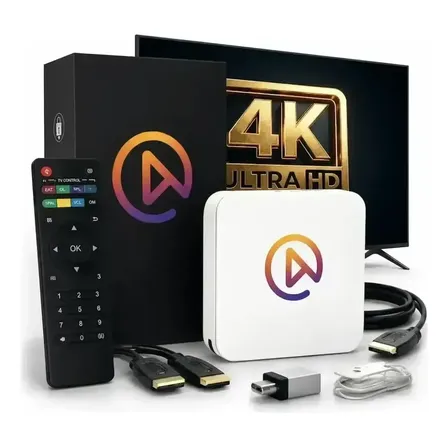 Preto Smart Tv Box V10 4k Wi-fi 5 Padrão 3a Geração 2026 Branco Padrão
