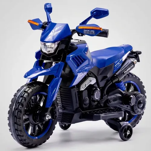 Moto Elétrica Big Trail 6v - Azul Azul