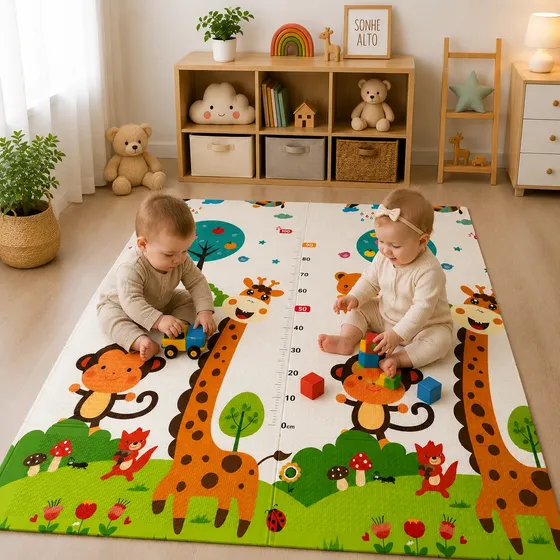 Tapete Infantil Dobrável Antiderrapante 150x200cm