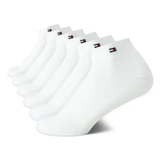 Meias Curtas Tommy Womens 6 Pack Flag Sport Cushion, Taman