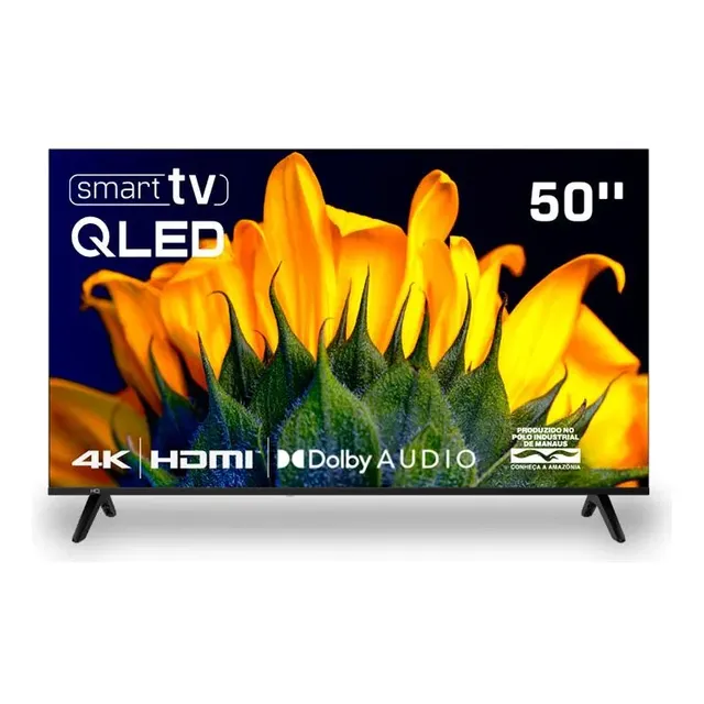 Smart Tv Hq Qled 50 Polegadas 4k Wi-fi Bluetooth Hq-qled50sm