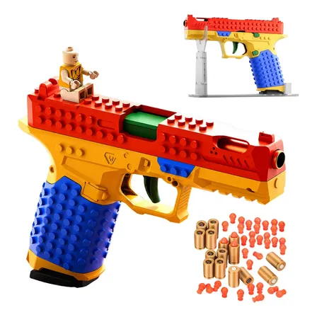 Blocos De Construção Com Pistola De Ejeção Automática