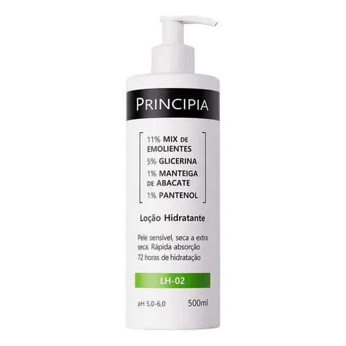 Loção Hidratante Principia Lh-02 Pele Sensível E Seca 500ml