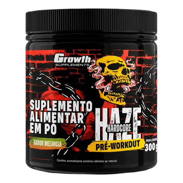 Pré-treino Haze Hardcore Pre-workout 300g Growth Supplements