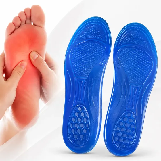 Palmilha Ortopédica Em Silicone Gel Anti Impacto