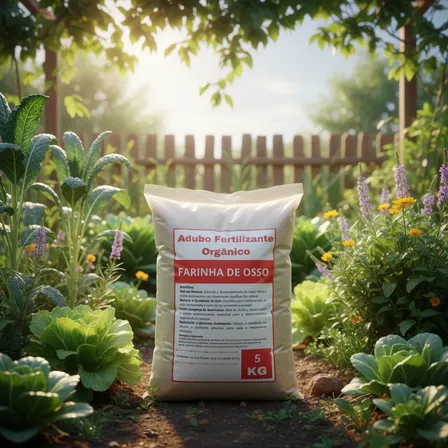 5kg Farinha De Osso Fertilizante Adubo Orgânico