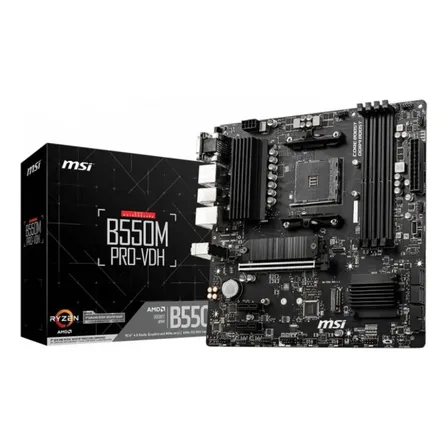 Placa Mãe Msi B550m Provdh,chipset B550, Amd Am4, Matx, Ddr4