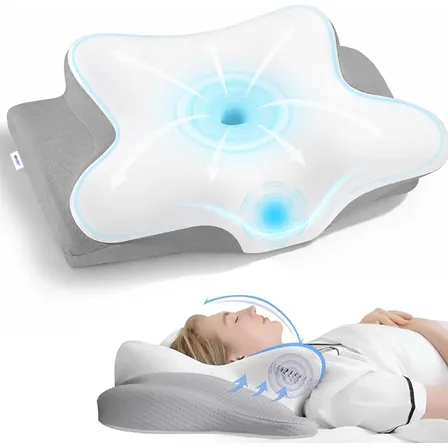 Travesseiro Guwet Cervical Ortopedico Ergonomico Latex Guwet -yx01