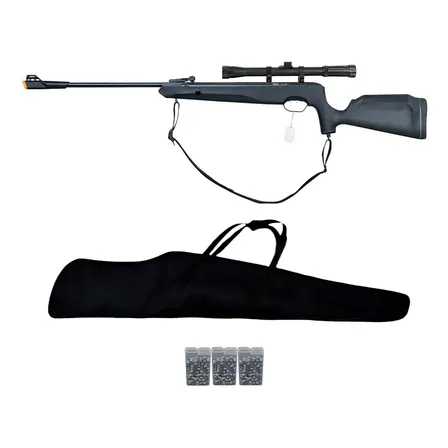 Carabina Pressão Naja 5.5mm Nitro 60kg Tag + Luneta + Capa
