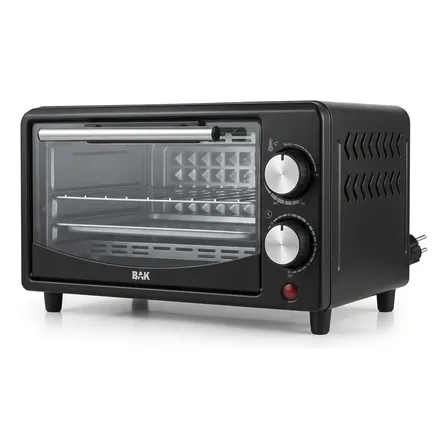 Forno Elétrico Compacto 9l 800w Timer 60 Min Preto Cozinha 110v Preto