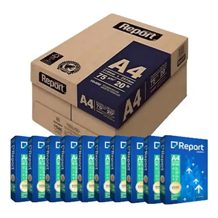 Caixa De Papel A4 Sulfite Repôrt 5000 Folhas Branco