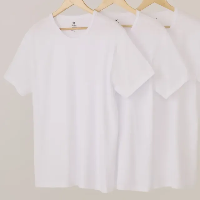 Kit Com 3 Camisetas Masculinas Básicas Slim Original Hering