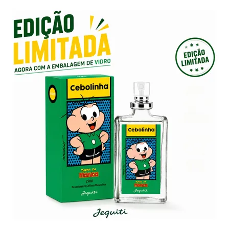 Perfume Colônia Cebolinha 25ml Edição Limitada Jequiti