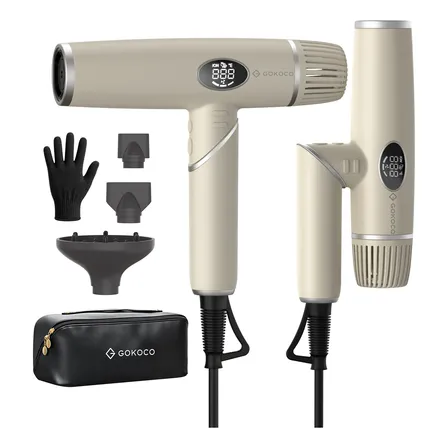 Secador De Cabelo Gokoco Gd045 1500w Portátil Dobrável
