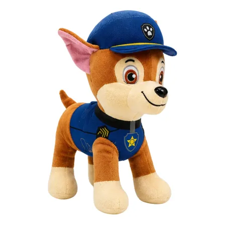 Boneco Urso Pelúcia Patrulha Canina Coleção Musical Infantil Azul