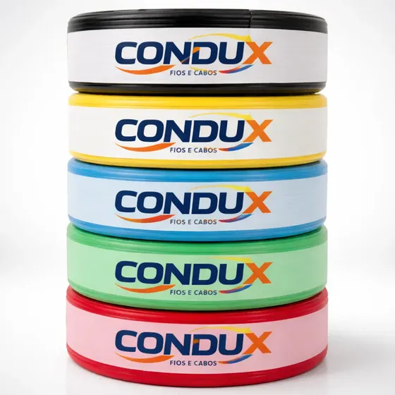 Cabo Flexivel 4mm Unipolar Com 100 Metros Condux 750v