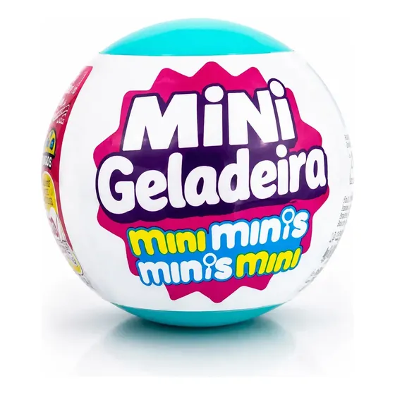 Bola Surpresa Com Acessórios Para Mini Geladeira Mini Brands