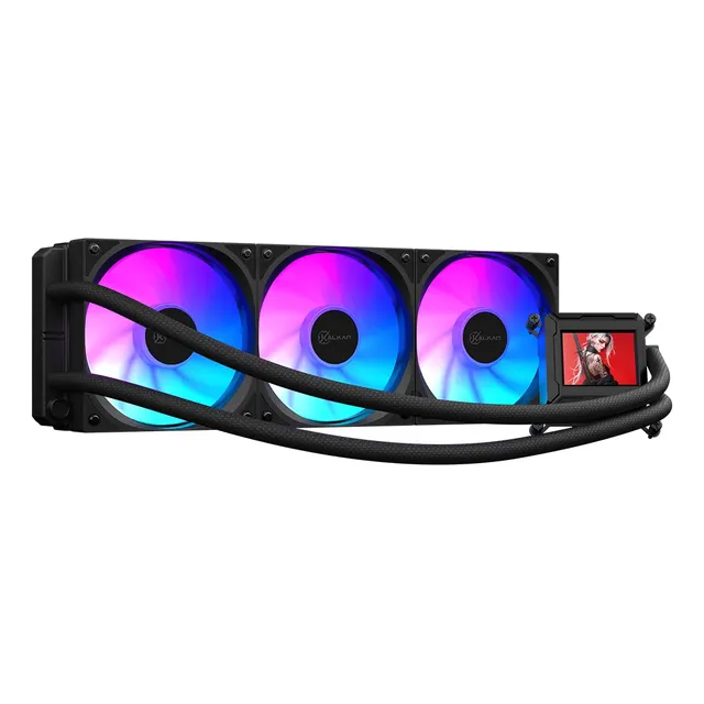 Water Cooler Kalkan Lcd 2.4 360mm 250 Tdp Para Pc Desktop