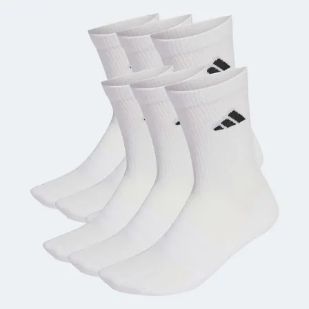 Kit 6 Pares De Meias Acolchoadas adidas