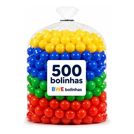 500 Bolinhas Para Piscina Com 7,6 Cm Não Amassam