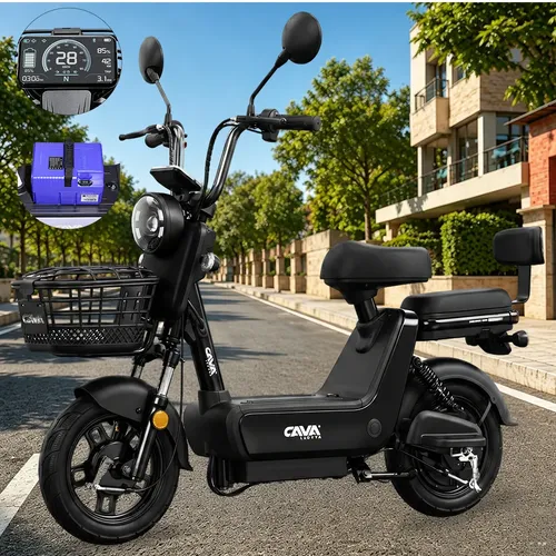 Bicicleta Elétrica Cavalletta C2 Lítio 48v 20ah 65km 750w Preto 104cm