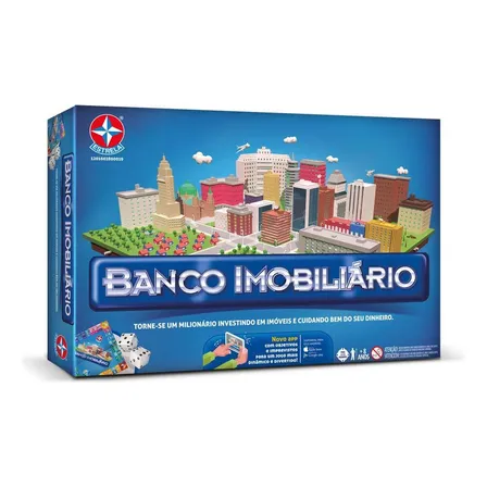 Jogo Banco Imobiliário Clássico Com Aplicativo Estrela
