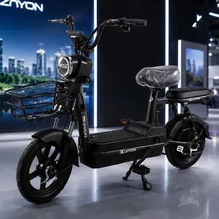 Scooter Elétrica Bicicleta Zyon 350w 120kg 32km - Completa! Preto 18