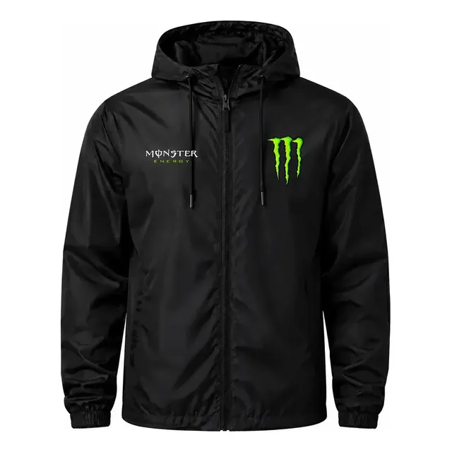 Jaqueta Corta Vento Monster Impermeável Unissex Sportivo Top Preto Gg