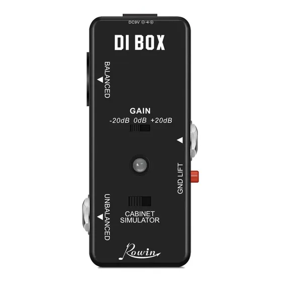 Baixo Rowin Lef-331 Direct Box Para Guitarra Passivo Di Box