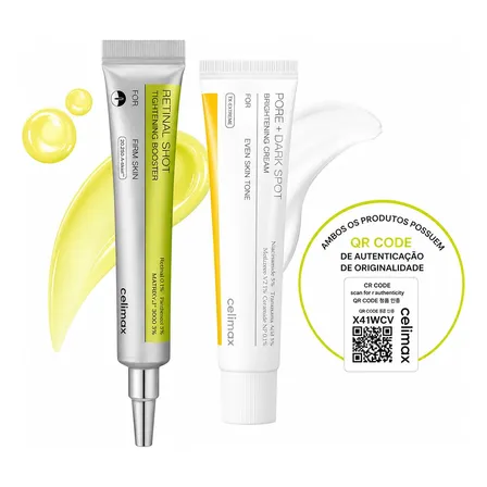 Duo Celimax Retinal E Pore+dark Clareador Av