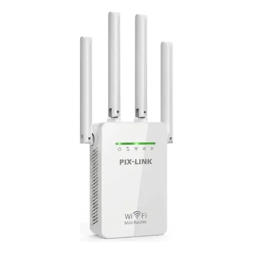 Repetidor Wifi 4 Antenas Amplificador Sinal Alta Potência