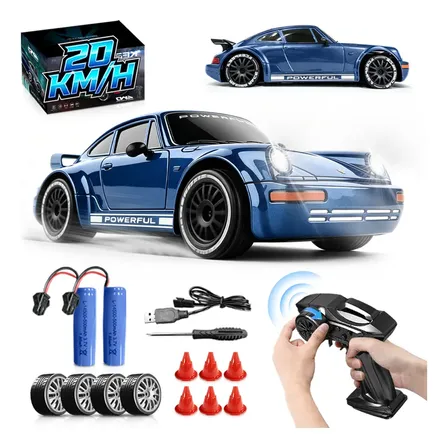 4wd Carrinho Controle Remoto Drift Com 2bateria Recarregável