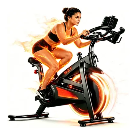 Bicicleta Ergométrica Spinning Profissional Inércia 15kg Preto 1.2v
